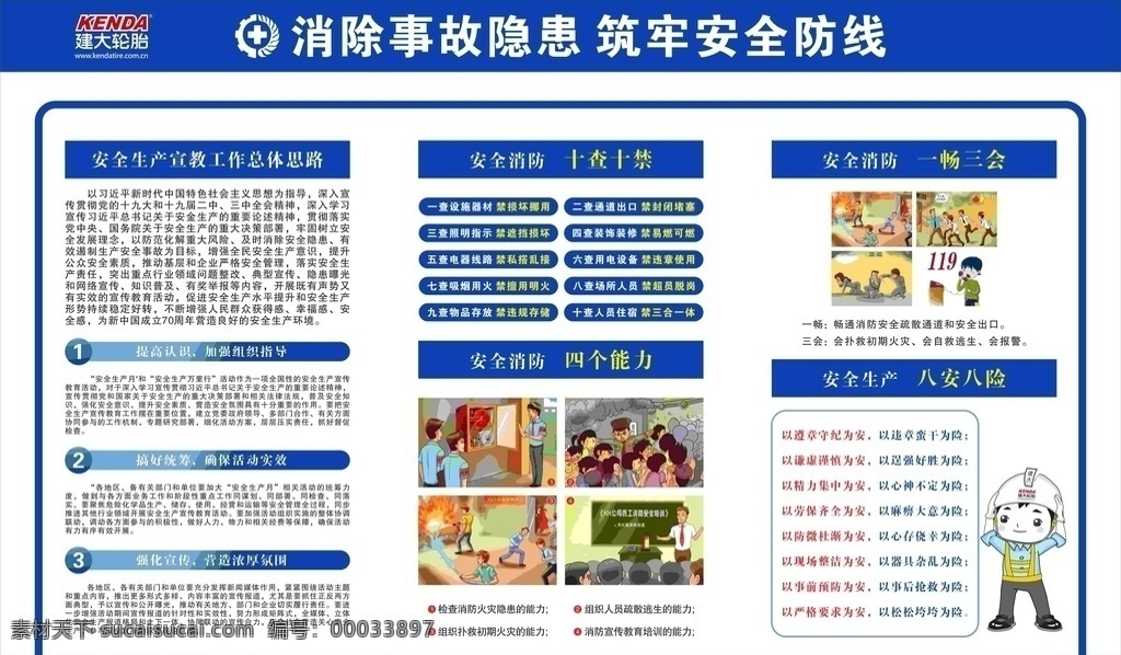 生產(chǎn)安全月 生產(chǎn) 安全 工人 安全月 事故 展板模板