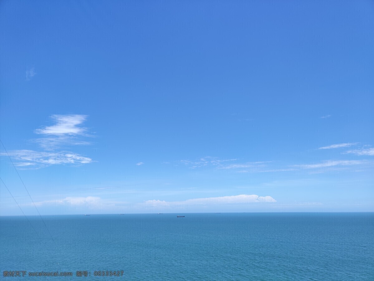 海天一线 海岸线 海 海洋 大海 海边 海水 天空 天 云朵 自然景观 自然风景