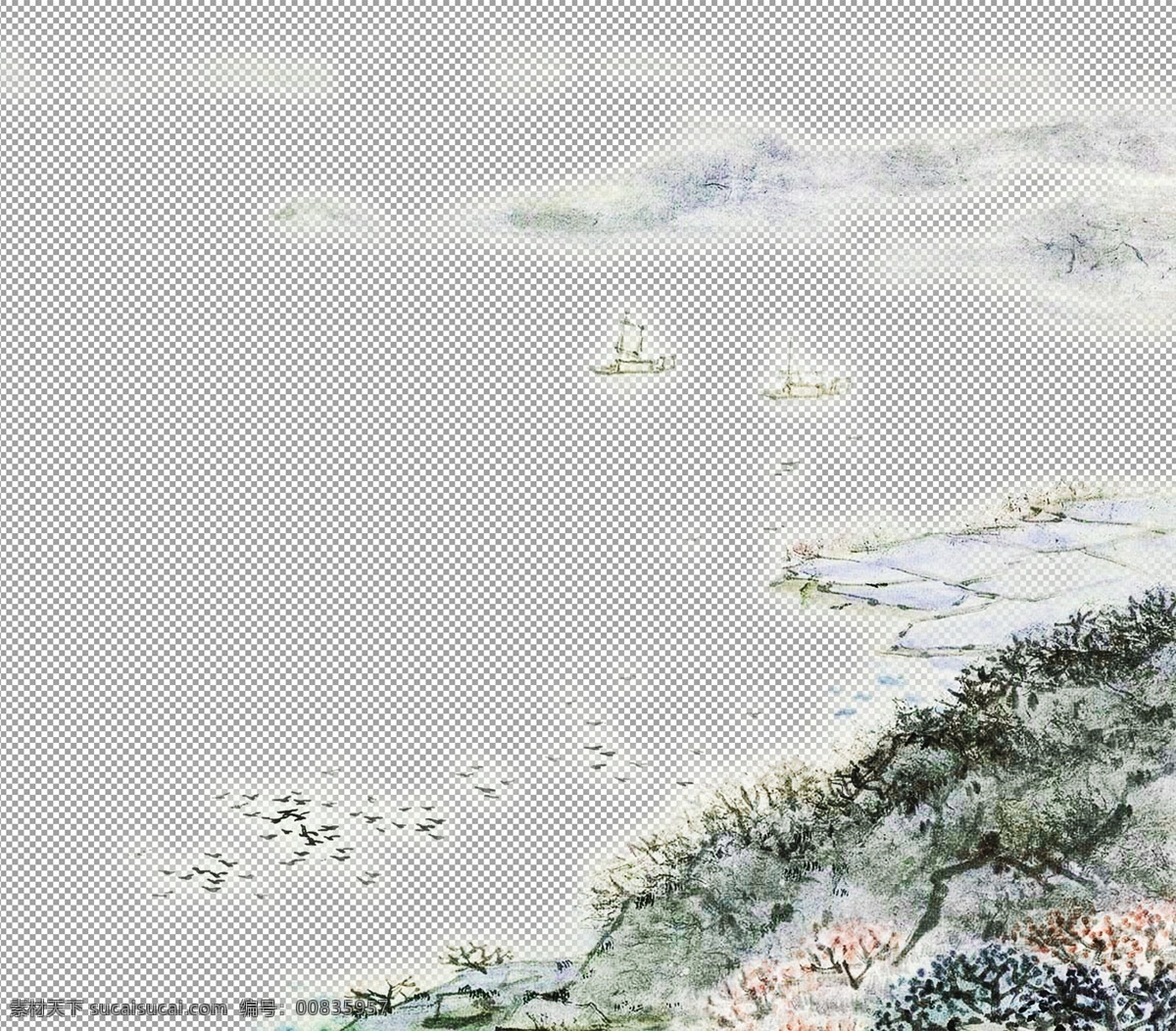 透明 底 山水畫(huà) 透明底山水畫(huà) 山脈 山峰 梅花 中國(guó)風(fēng) 水墨背景 水彩水墨 江南水鄉(xiāng) 掛畫(huà) 屏風(fēng) 背景素材 意境 古風(fēng) 古典 漁滃 中式 水墨裝飾畫(huà) 仙鶴 國(guó)畫(huà) 水墨荷花 毛筆字 花鳥(niǎo) 水墨松樹(shù) 云海背景 水墨山峰 船 大雁 小舟 飛鳥(niǎo) 中國(guó)畫(huà) 透明底 免摳圖 分層圖 分層