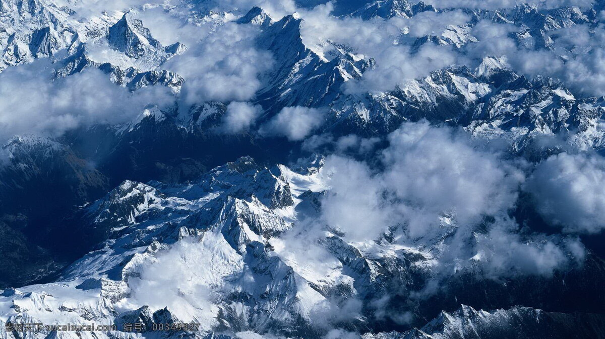 群山 鸟瞰 风景 雪山风景 美丽风景 美景 美丽景色 自然风光 风景摄影 山脉 雪峰 其他风光 风景图片