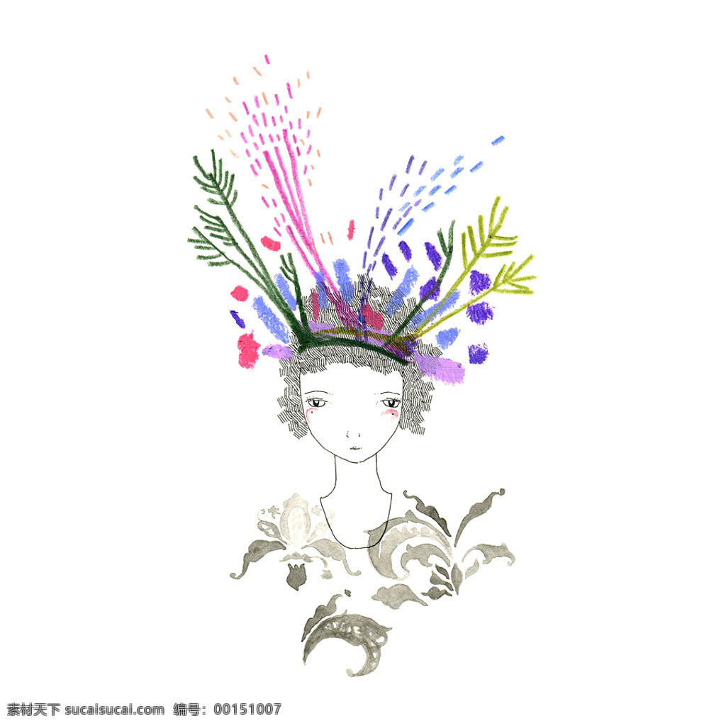 位圖免費下載 插畫 服裝圖案 人物插畫 時尚插畫 位圖 插畫師 面料圖庫 服裝設(shè)計 圖案花型