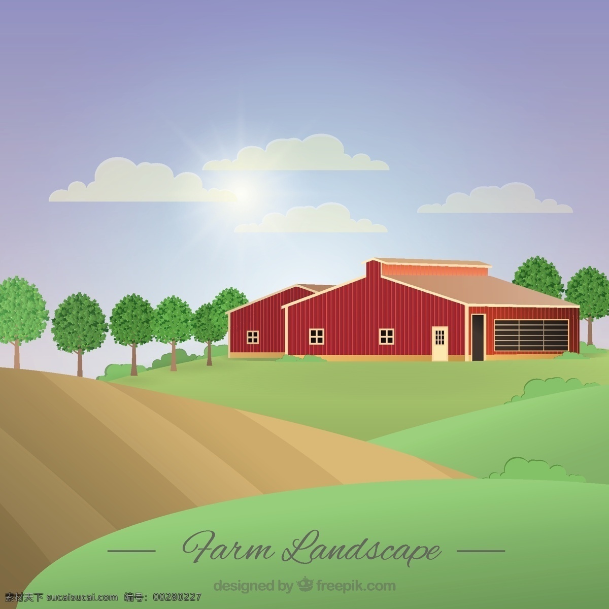 阳光 灿烂 天 里 一座 谷仓 农场 景观 房子 自然 蔬菜 生态 有机 环境 发展 土地 一天 生态友好 农业 农村 草地 农场的房子 绿色