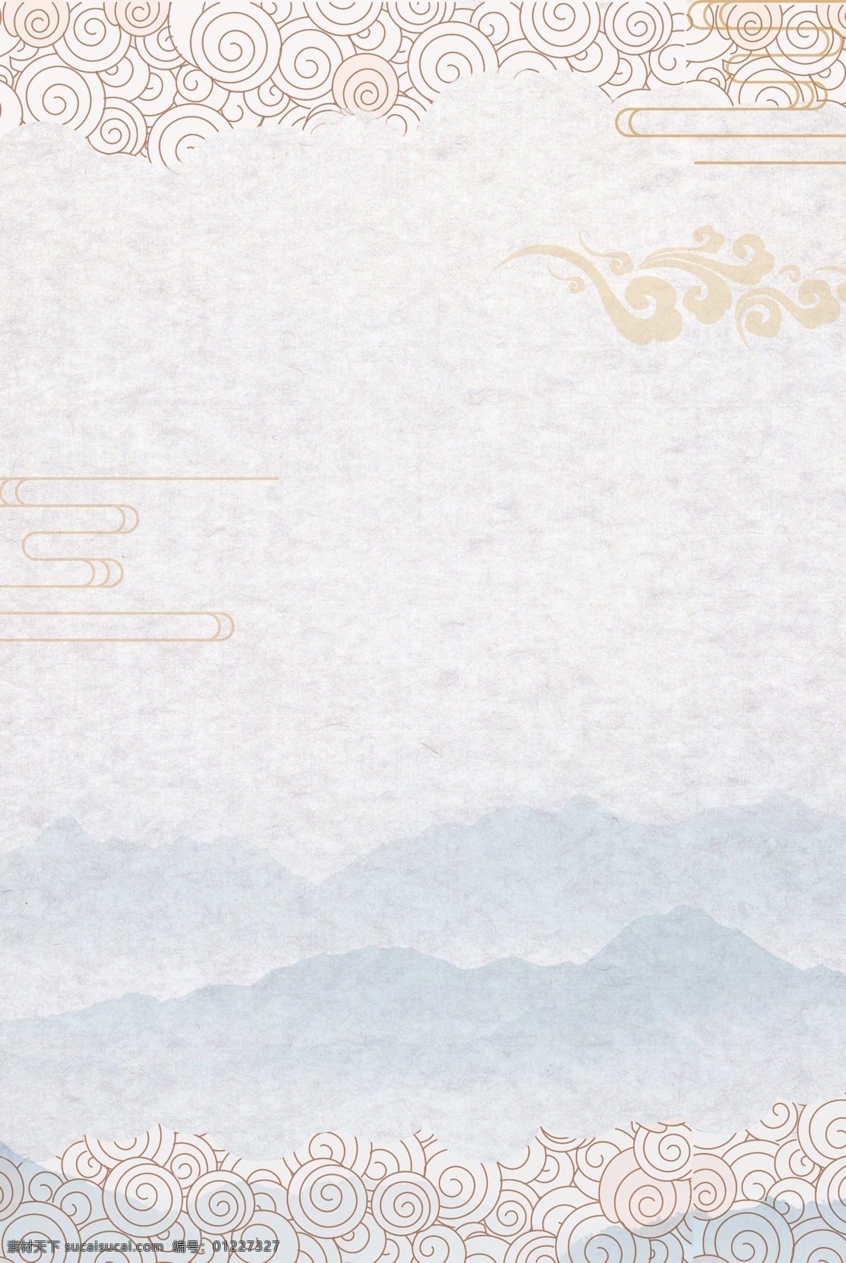 五 一中 國(guó)風(fēng) 元素 背景 五一 中國(guó)風(fēng) 圖案 線條 祥云 山水 促銷(xiāo) 折扣