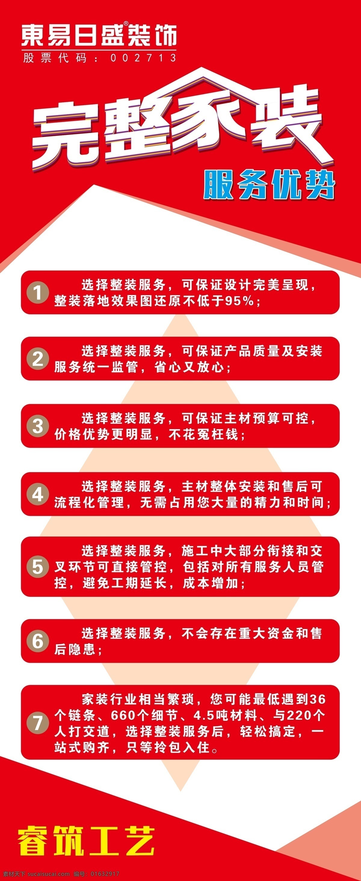 整裝優(yōu)勢 海報(bào) 宣傳 展架 家裝 裝修 優(yōu)勢