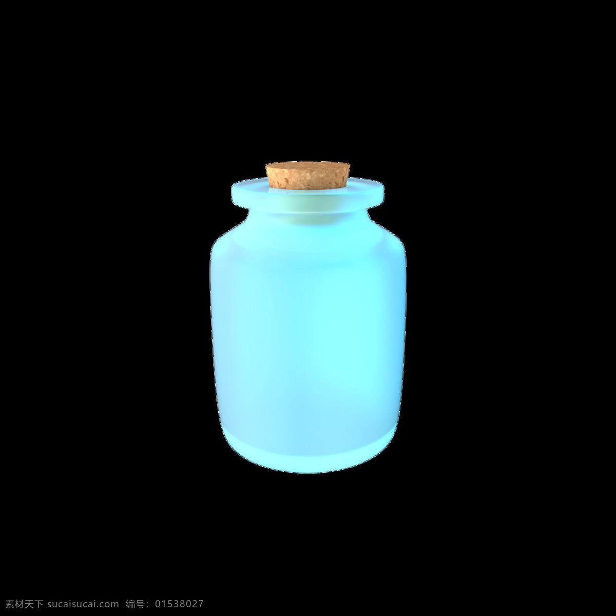 蓝色 玻璃 透明 瓶子 漂流 瓶 木塞 装饰 图案 漂流瓶 装饰图案