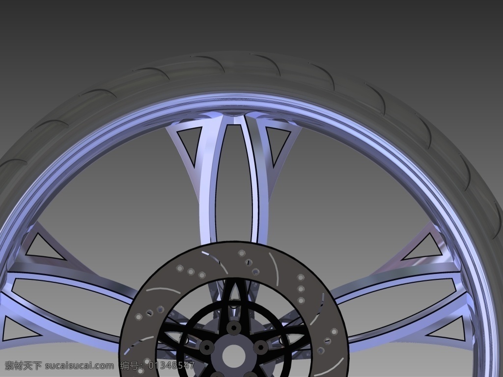 定制 斬波器 車輪 輪 摩托車 3d模型素材 其他3d模型
