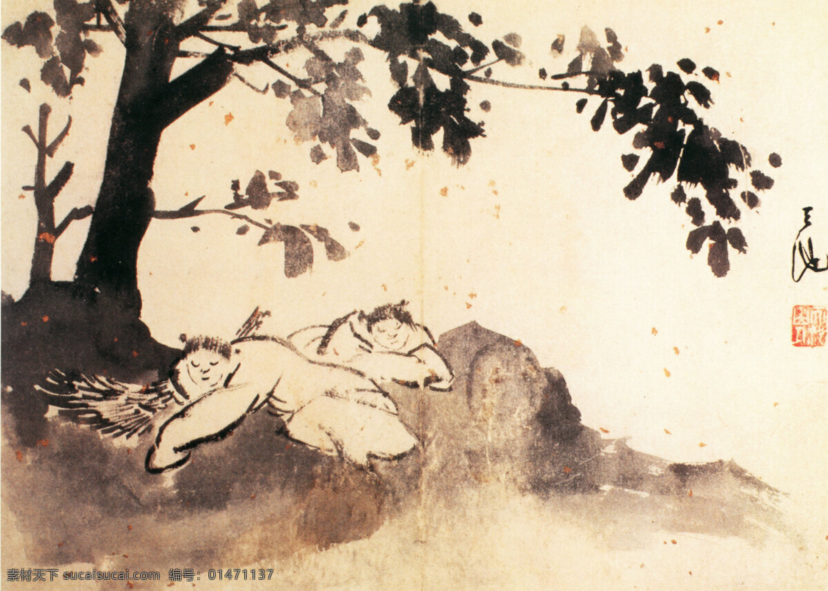 水墨 繪畫(huà) 風(fēng)景 古典 山水 中華傳世國(guó)畫(huà) 中國(guó)畫(huà)藝術(shù) 裝飾素材 室內(nèi)裝飾用圖