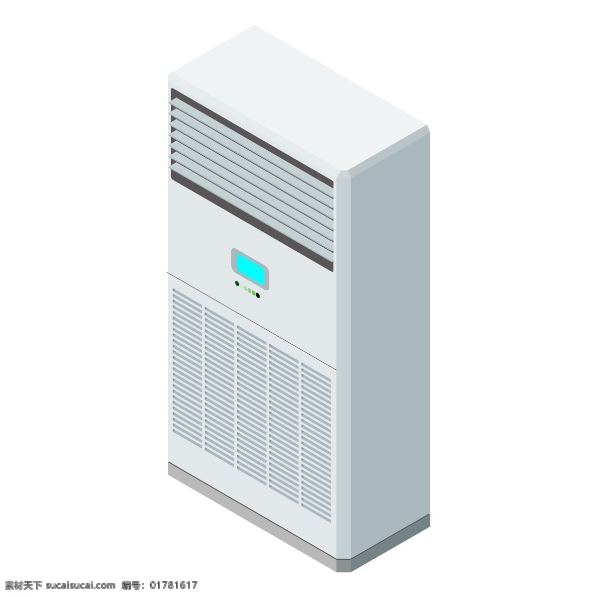 d 家用電器 大型 柜式空調 矢量 元素 2.5d 大型柜式空調 矢量元素 裝飾元素