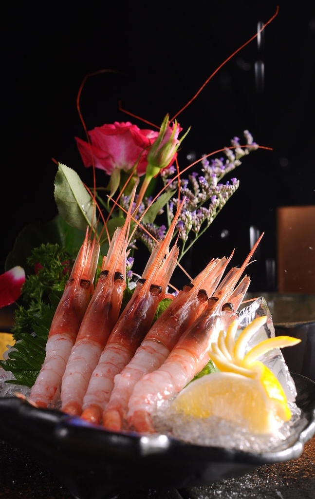 甜虾刺身图片 餐饮美食 日式料理 甜虾刺身 日料 甜虾 西餐美食