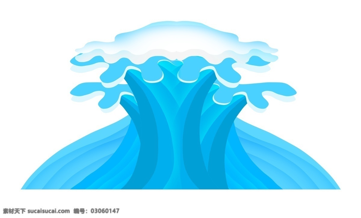 圖案藍色海水 海浪 海水 浪花