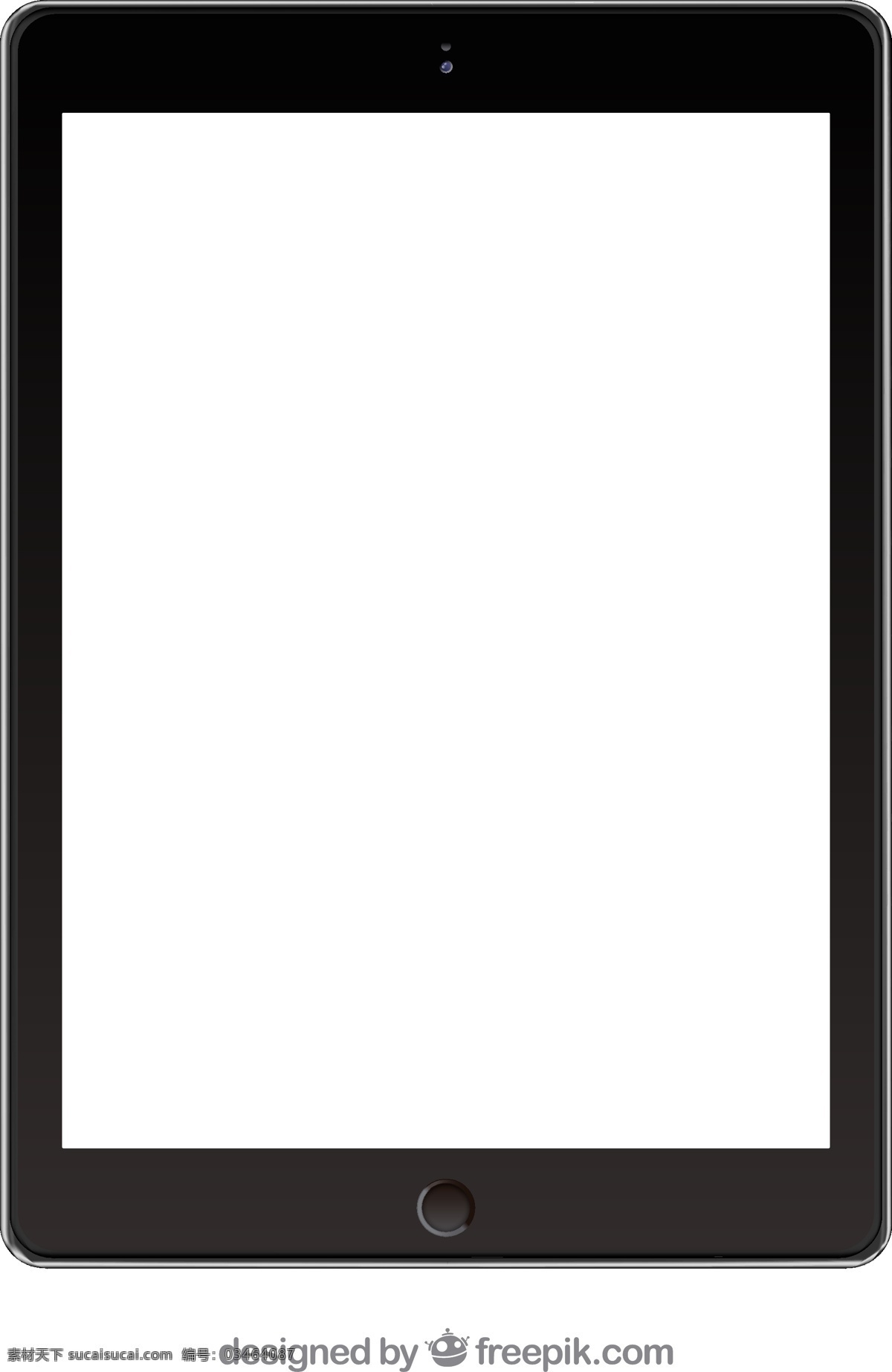 黑色 平板电脑 样机 技术 ipad 数码 屏幕 电子 设备 图标 高清 源文件