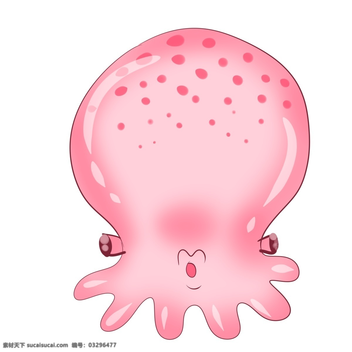粉色 小章 鱼 动物 小章鱼