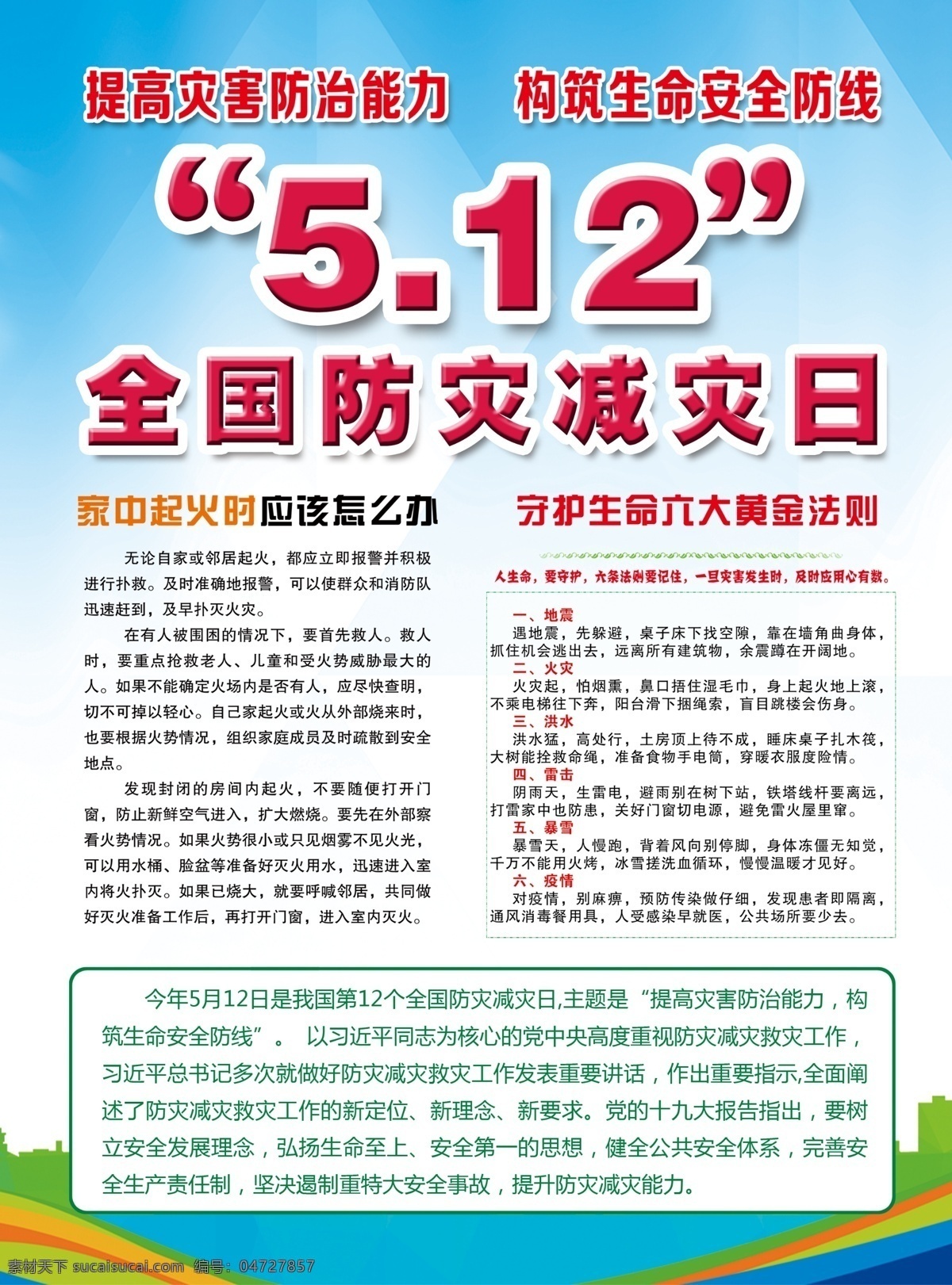 減災(zāi)防災(zāi) 防災(zāi)減災(zāi) 2020年 全國(guó) 防災(zāi)減災(zāi)日 主題 活動(dòng) 宣傳 展板 宣傳欄 全國(guó)防災(zāi)減災(zāi) 宣傳展板 防災(zāi) 減災(zāi) 防災(zāi)減災(zāi)展板 防災(zāi)減災(zāi)宣傳 防災(zāi)減災(zāi)板報(bào) 地震 防火 避震 社區(qū)展板 防災(zāi)減災(zāi)知識(shí) 防災(zāi)宣傳欄 減災(zāi)宣傳欄 防震救災(zāi) 防災(zāi)減災(zāi)標(biāo)志 減少災(zāi)害風(fēng)險(xiǎn) 彩頁(yè) dm宣傳單