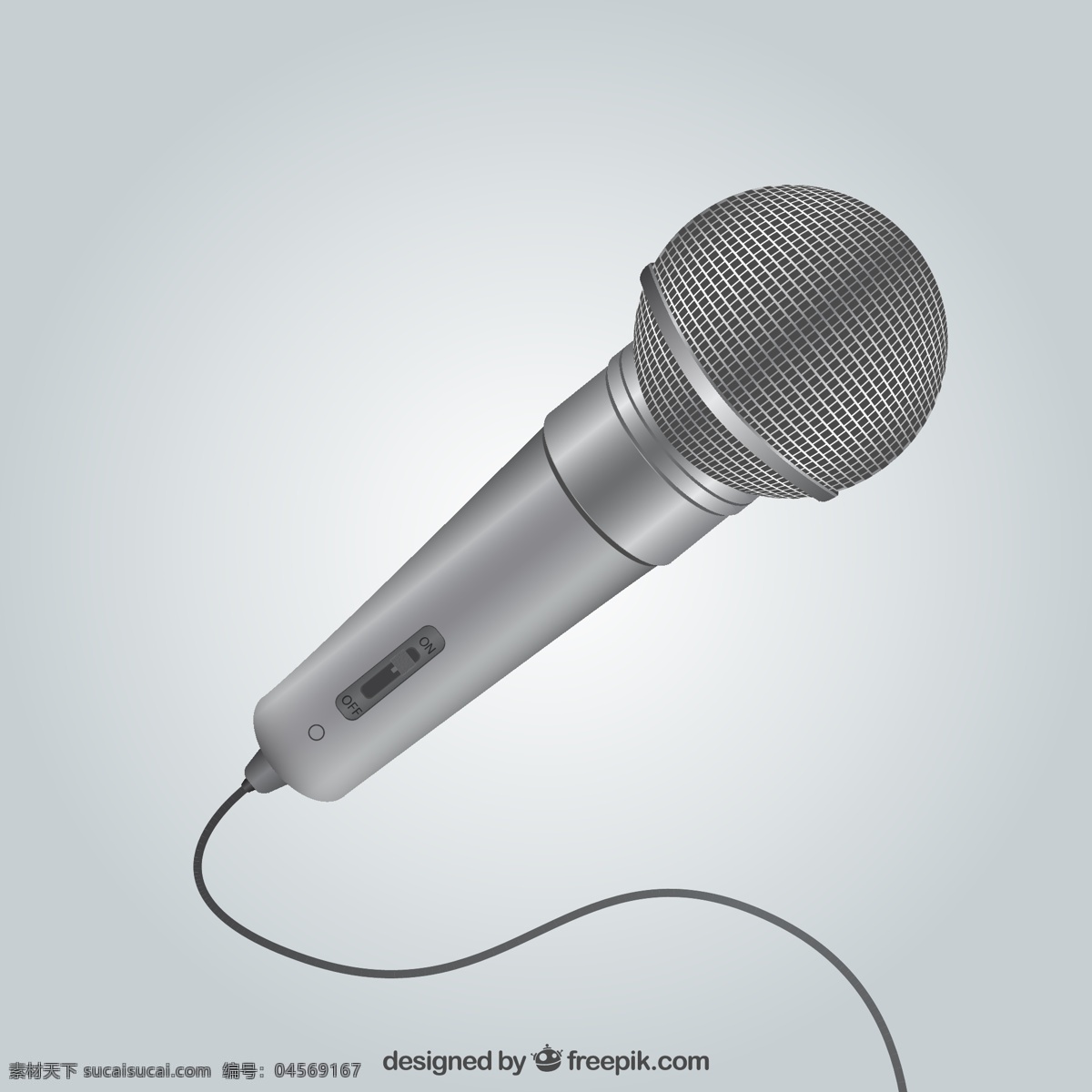 精美 話筒 矢量 演出 演講 演唱 麥克風(fēng) 傳聲器 白色
