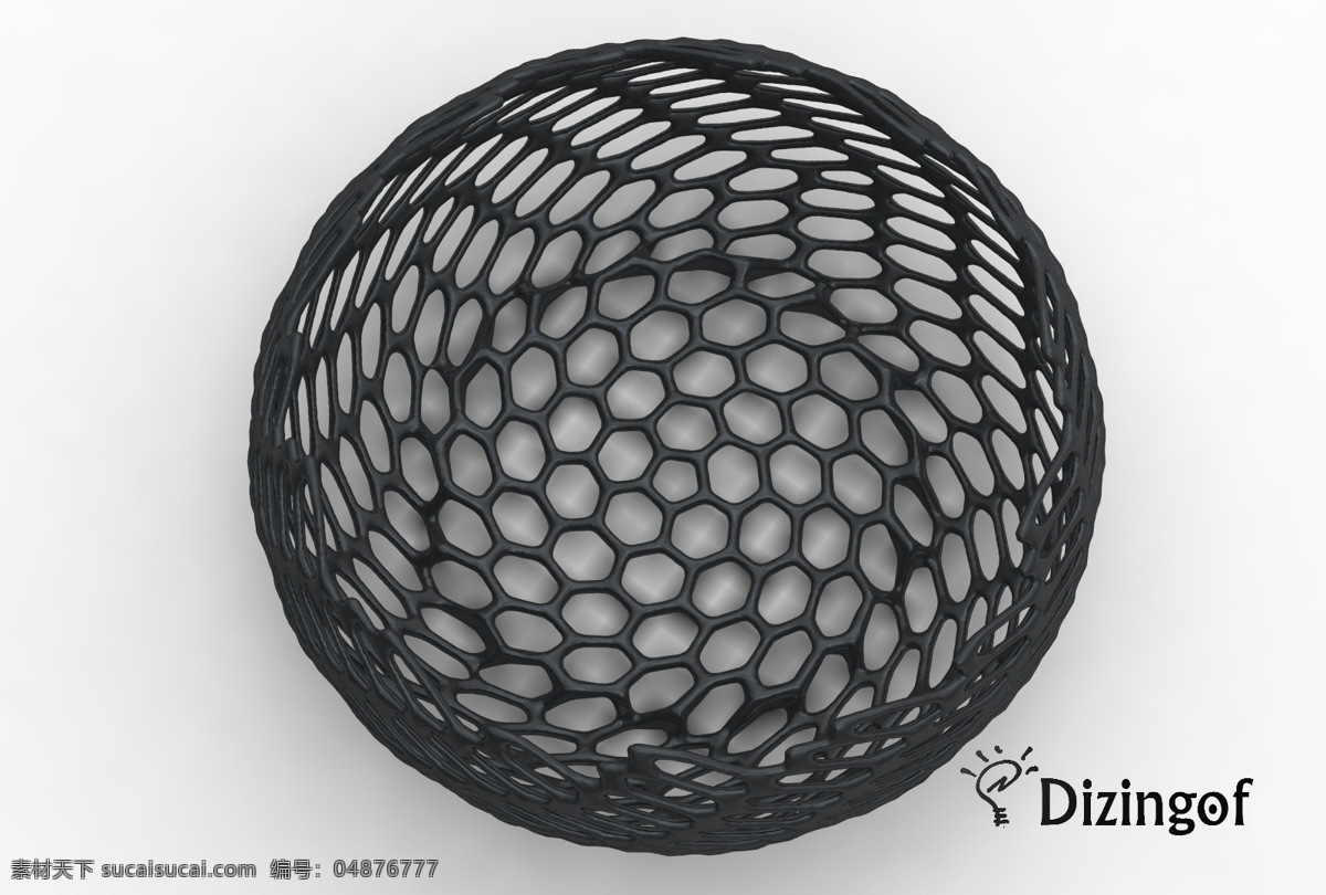 碗 数学 艺术 dizingof 细胞 细分 3d模型素材 家具模型