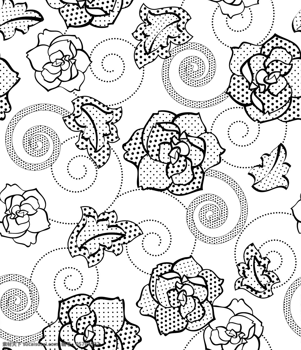 矢量圖 服裝圖案 花朵 植物 面料圖庫 服裝設(shè)計