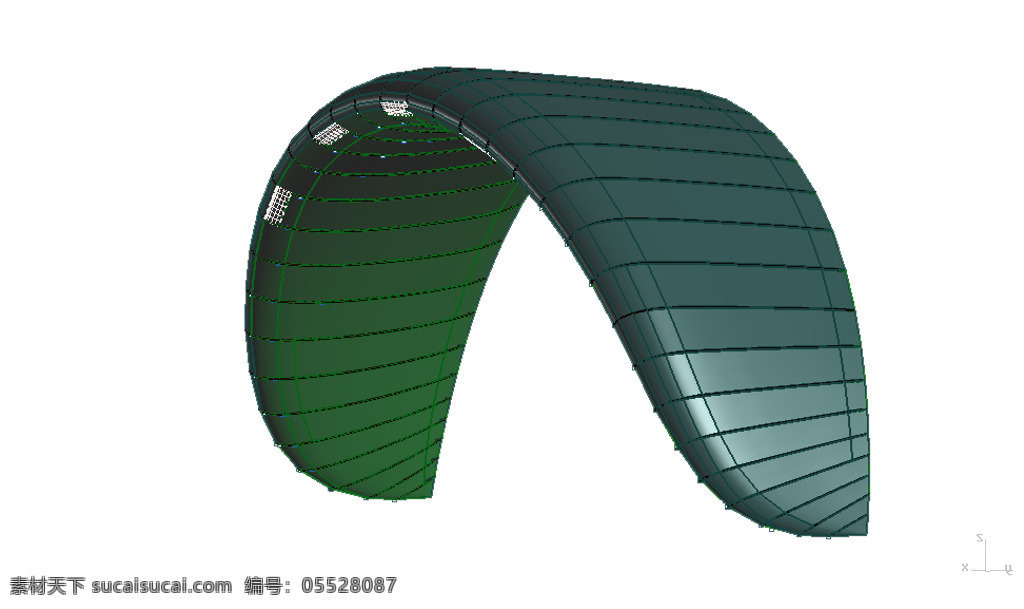 风筝 牵引 softkite powerkite 白色