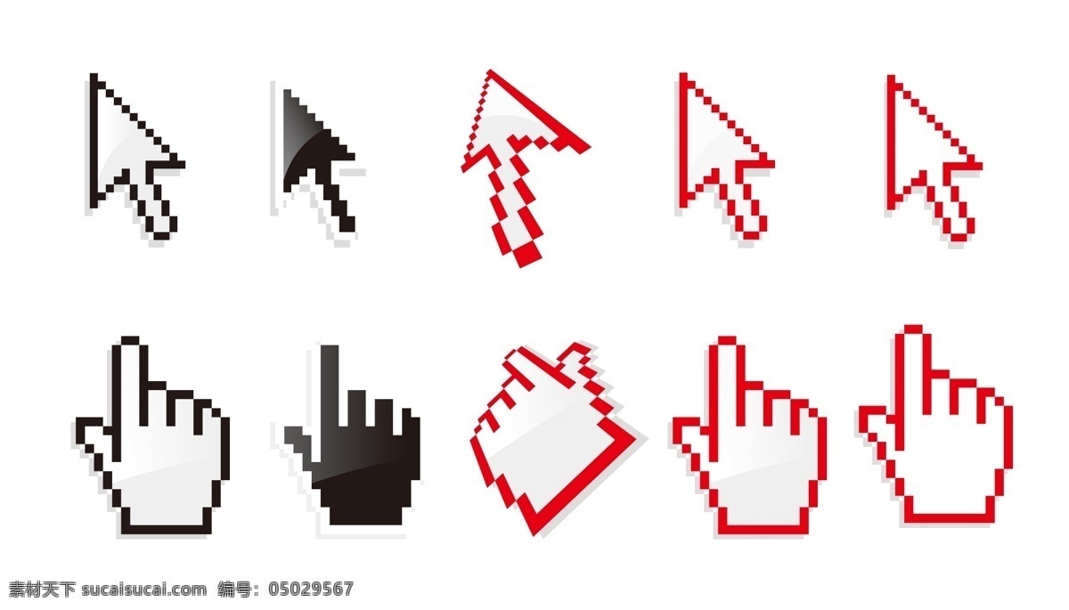 鼠标手图片 手势 鼠标 指针 图标 图标标语 矢量素材 矢量 矢量鼠标手 矢量鼠标 手势素材 矢量手势 手势图标 矢量手势素材