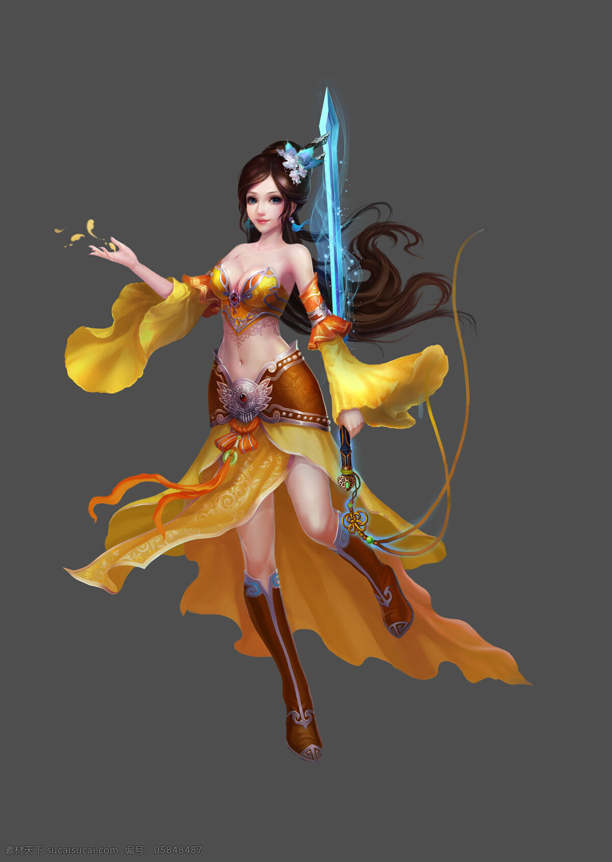 劍客美女 劍客 美女 游戲 原畫 動(dòng)漫人物 動(dòng)漫動(dòng)畫