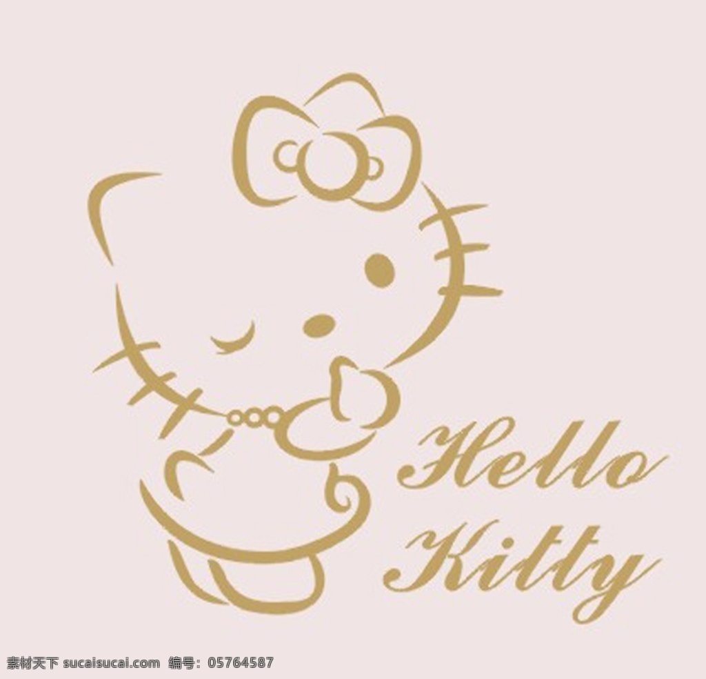 hello kitty 凯蒂图片 凯蒂 矢量 卡通 猫