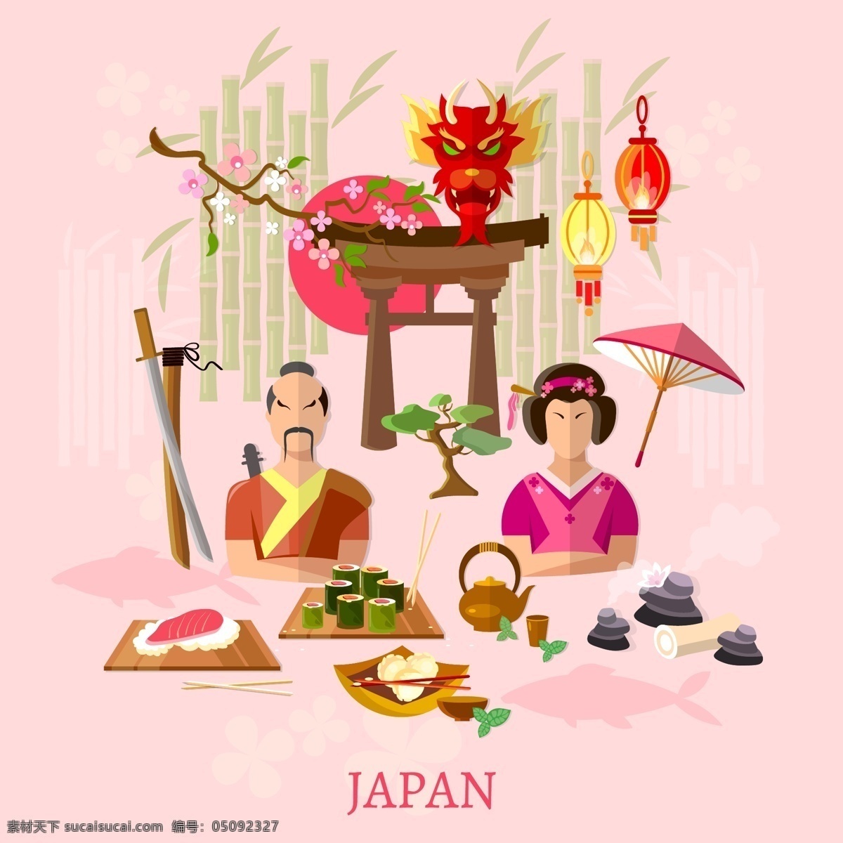 风情日本旅行 美食 特色 风情 日本 旅行