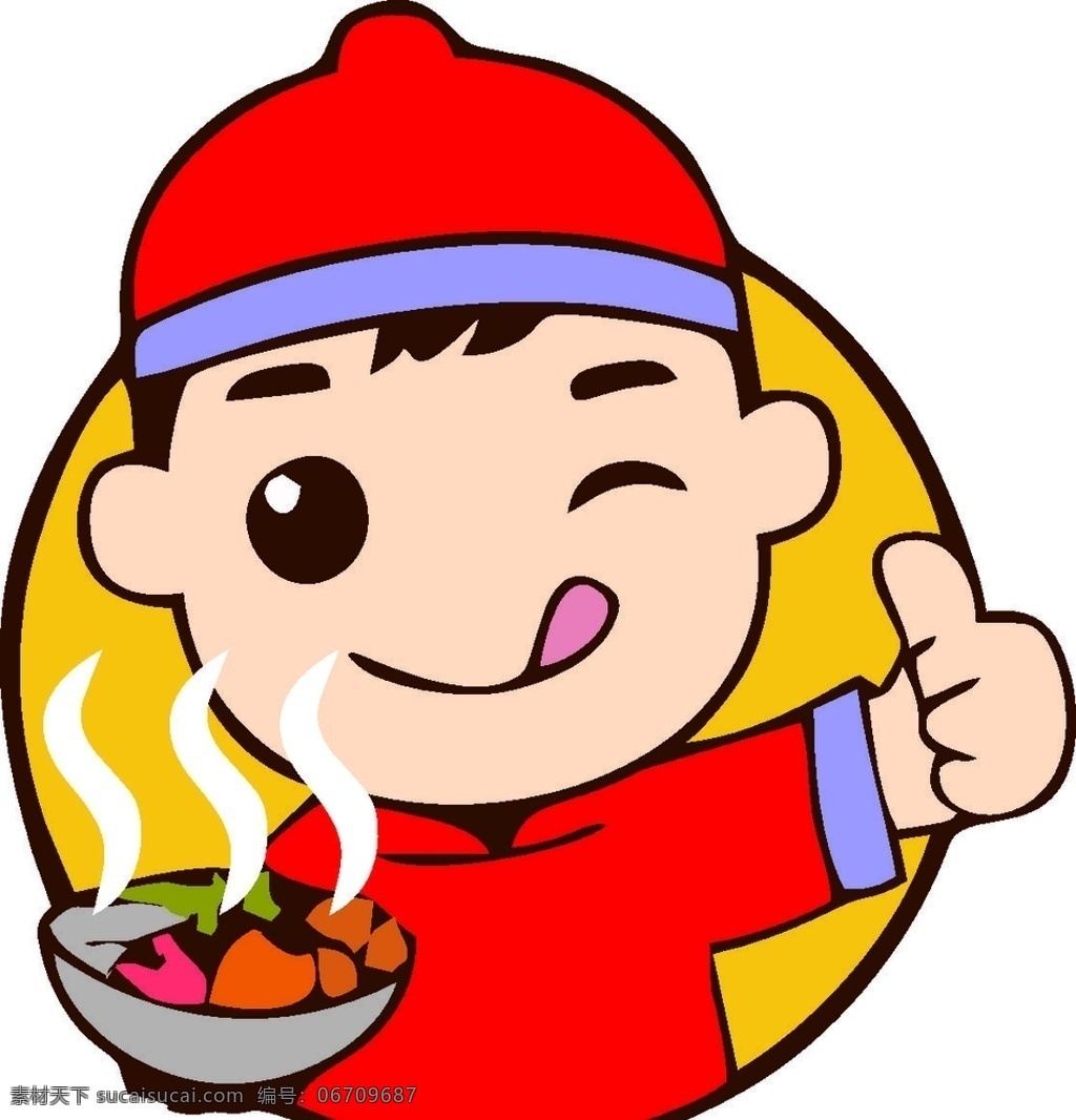 調(diào)皮的小孩 一碗面 小孩 紅色 大拇指 美味 標(biāo)志圖標(biāo) 其他圖標(biāo)