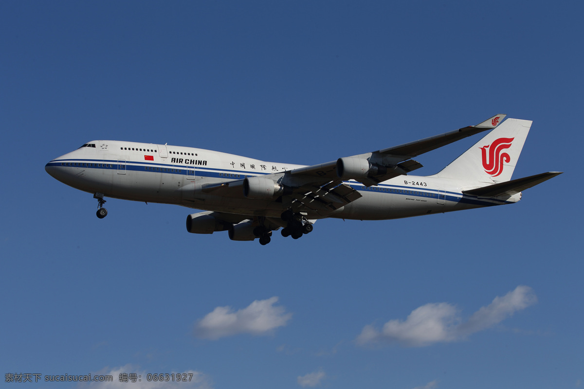 国航 波音 747 客机 航空 民航 空中 飞行 交通工具 现代科技