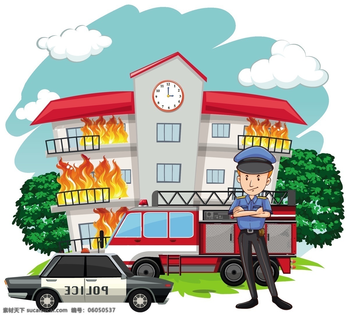 卡通警察 警衛(wèi) 協(xié)警 交管 卡通 防爆警察 警車 保衛(wèi) 安全 安全員 矢量人物 卡通設(shè)計(jì)