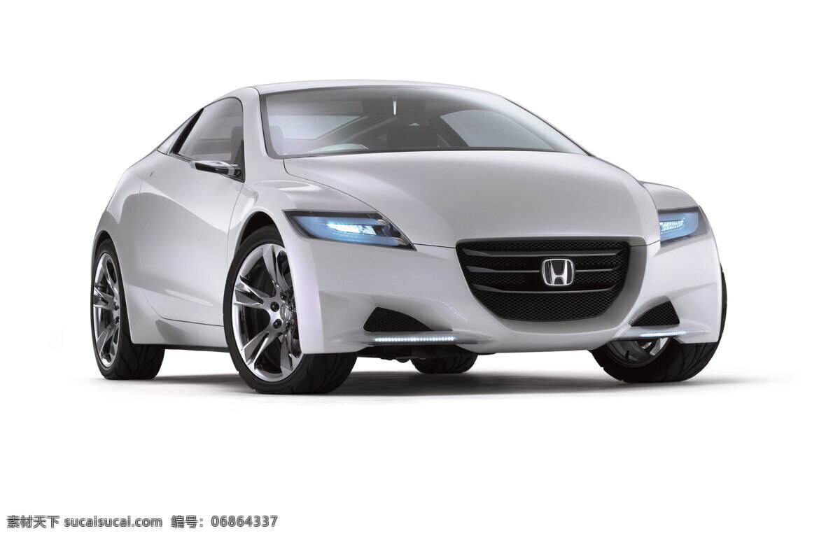 本田 概念车 白色 现代科技