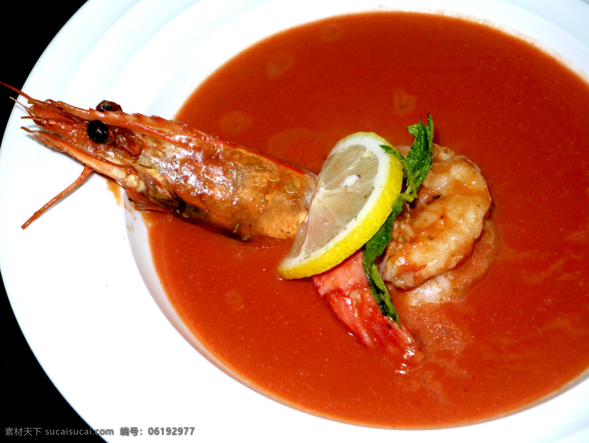 红汤大明虾 传统美食 大虾 红汤 新鲜 菜品图 餐饮美食