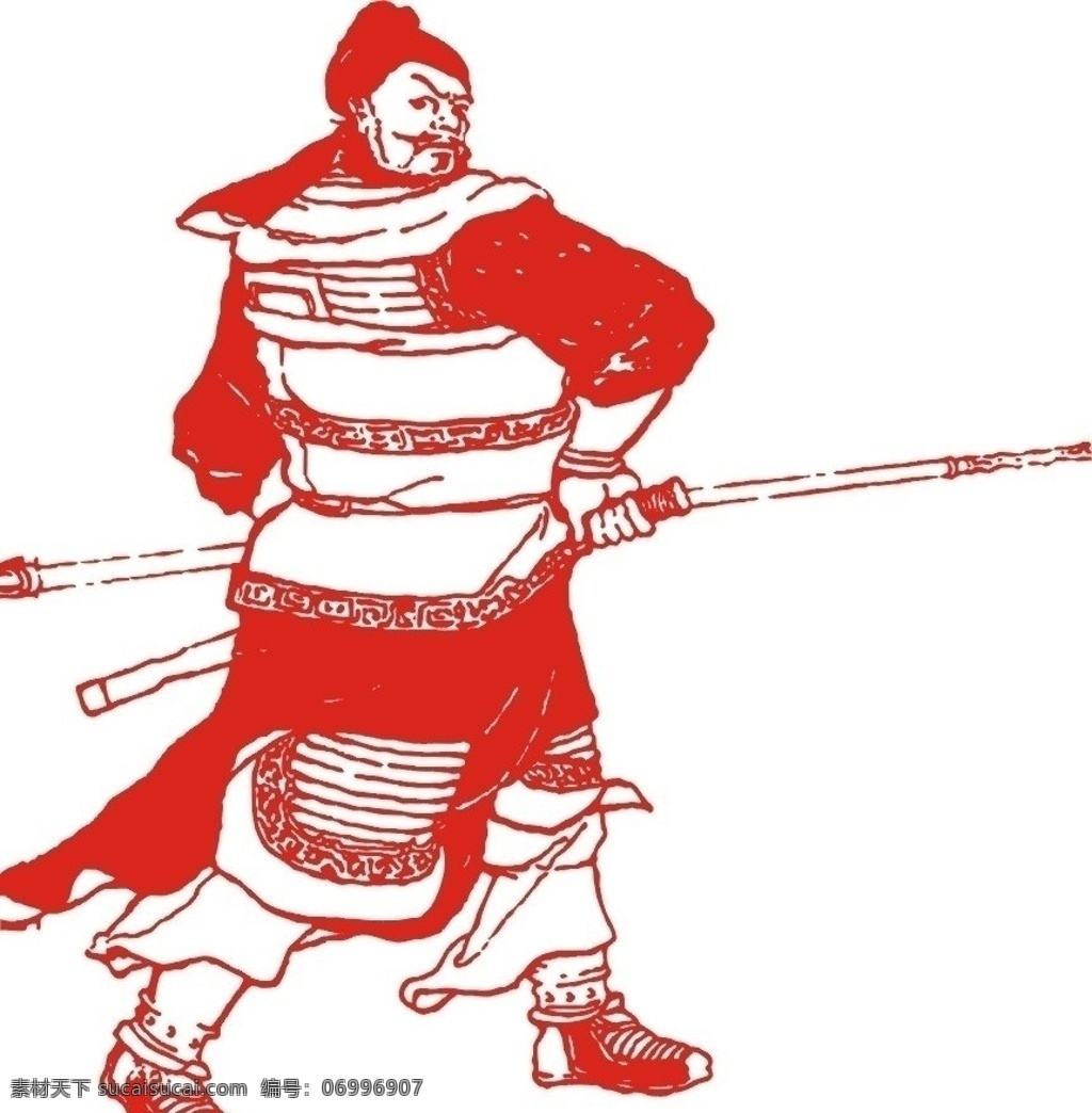 張飛矢量 三國 張飛 三國人物矢量 其他人物 矢量人物 矢量
