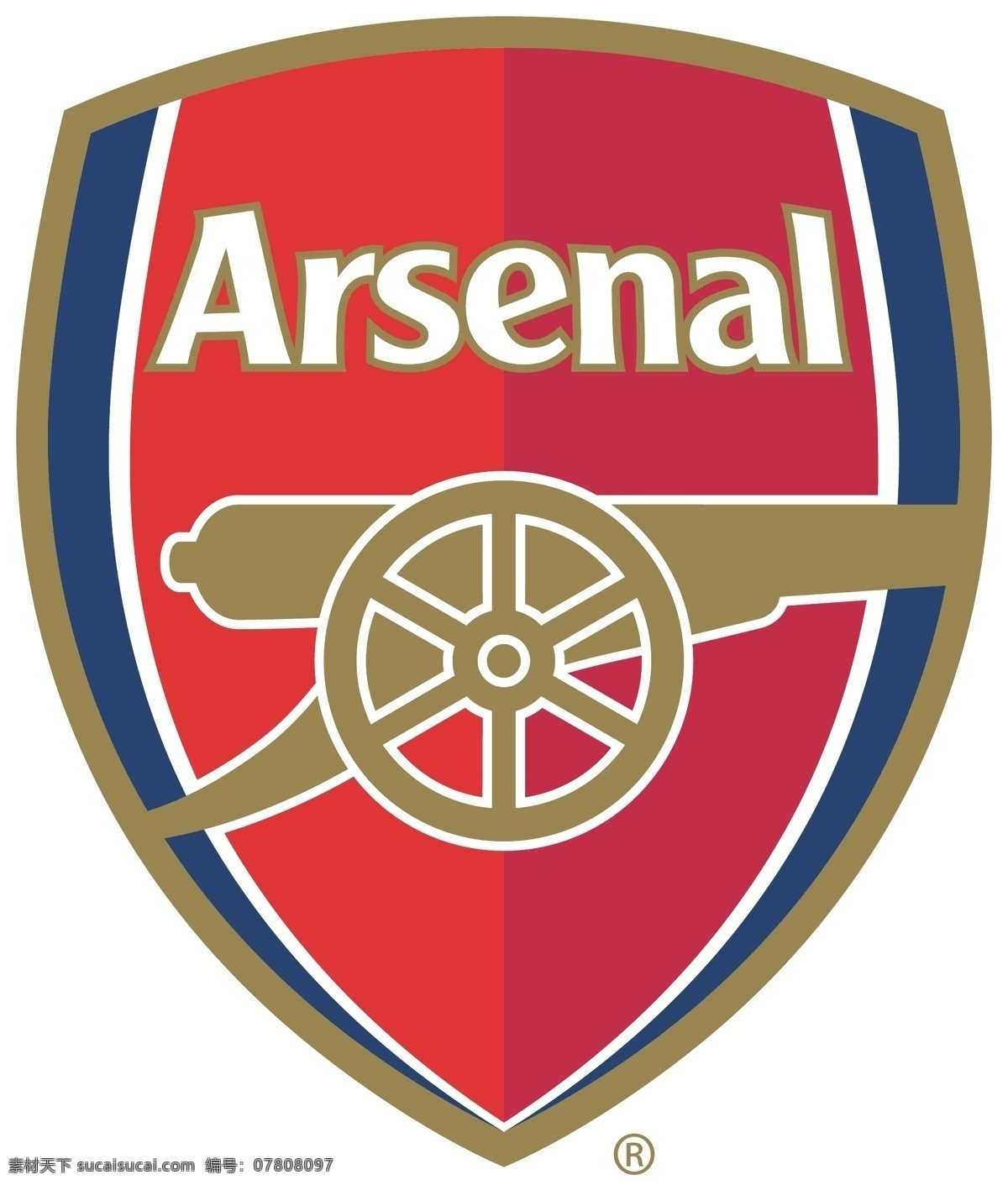 阿森纳 logo 阿仙奴 球队 标志 logo设计