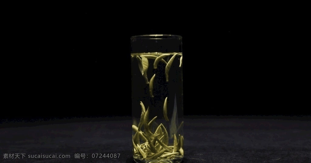 白毫 银针 泡汤 动 图 白毫银针 白茶 云南茶 云南白茶 茶汤 叶底 多媒体 影视编辑 gif