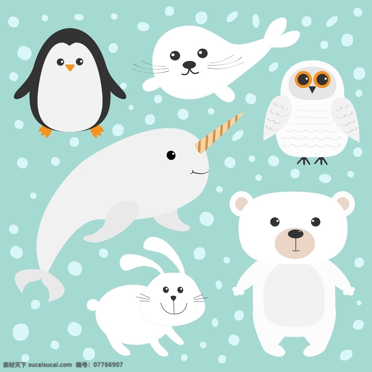 北 極 圈 動 物 組 合 北極圈 動物 組合 白色動物