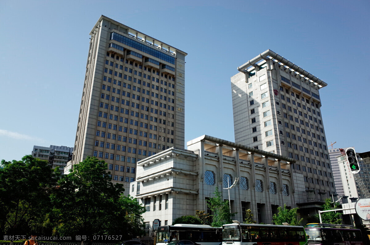 武漢 建設(shè) 大道 人民銀行 城市 金融 建筑 建設(shè)大道 西北湖 銀行 房地產(chǎn) 建筑園林 建筑攝影