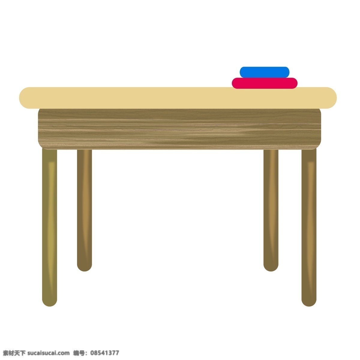 黄色 桌面 木质 纹理 插图 正方形桌子 创意卡通 卡通插画 家具 卡通 插画 木桌 桌子 餐桌 家具装饰 木质桌子