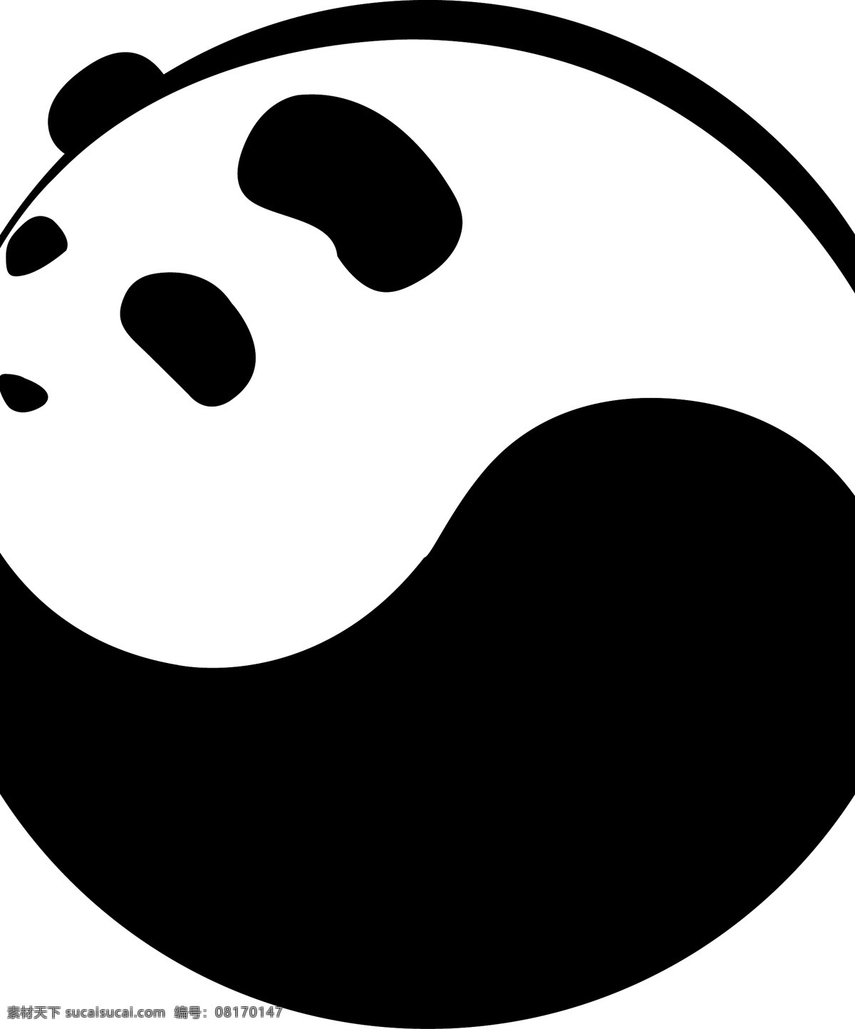 太極熊貓 潮牌 熊貓 太極 矢量 服裝 印花 刻字 惡搞 創(chuàng)意 陰陽(yáng) 服裝印花 企業(yè) logo 標(biāo)志 標(biāo)識(shí)標(biāo)志圖標(biāo)