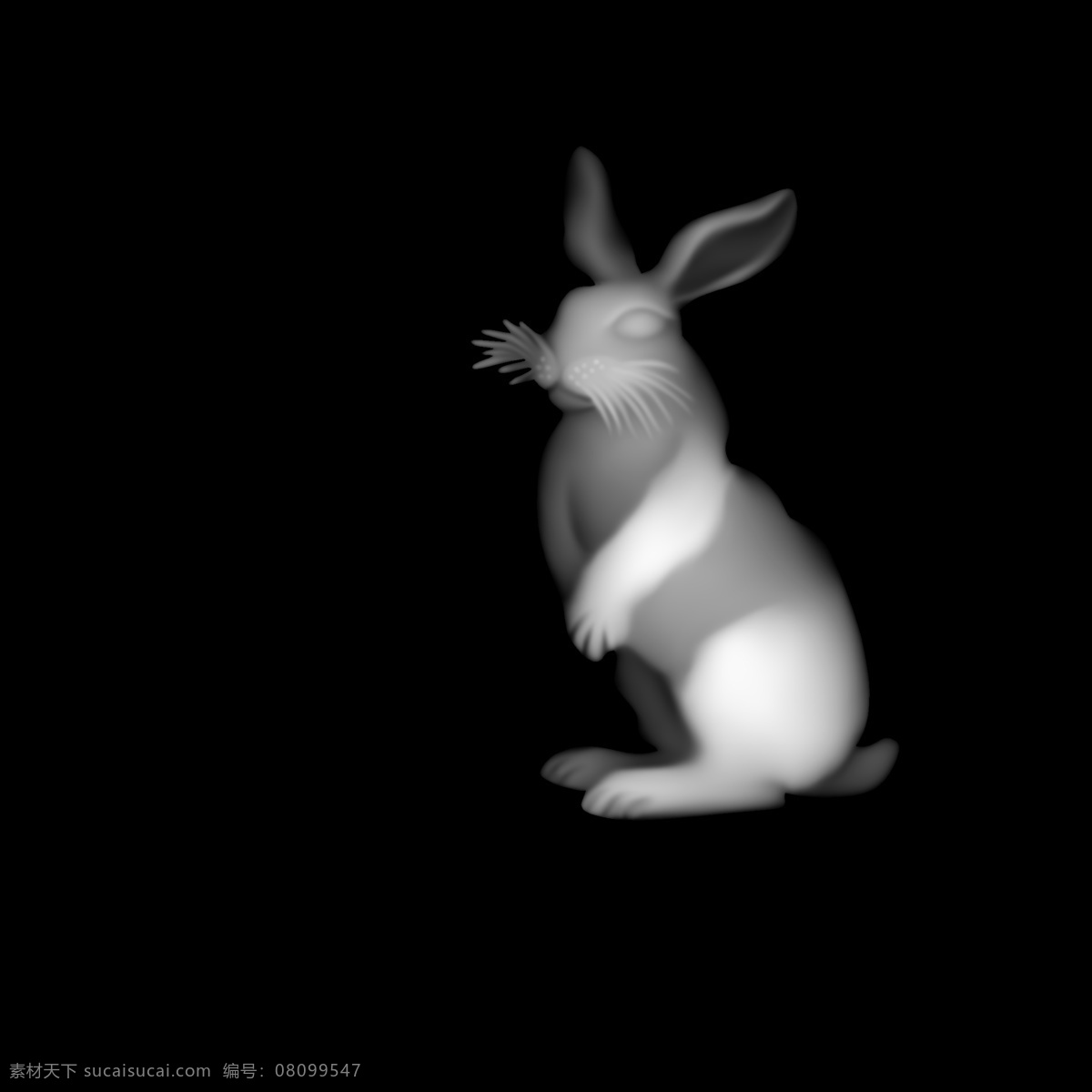 兔子 灰度 图 十二生肖 bmp 兔子灰度图 十二生肖灰图 bmp灰度图 大白兔灰度图 灰度图图库