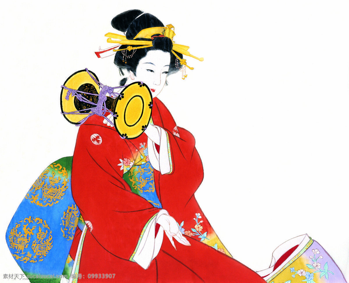 日本艺妓 日本艺妓图 仕女 女人 绘画书法 文化艺术
