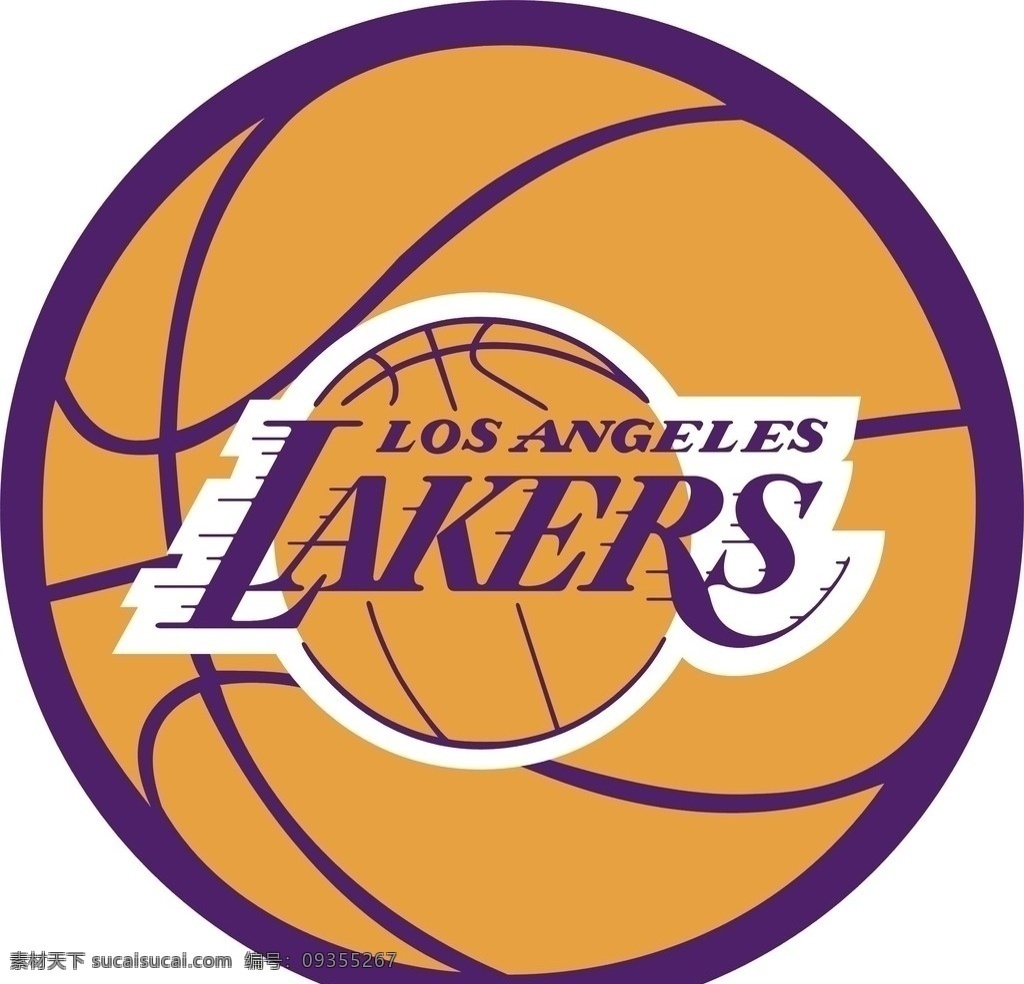 lakers 洛杉矶湖人队 企业 logo 标志 标识标志图标 矢量