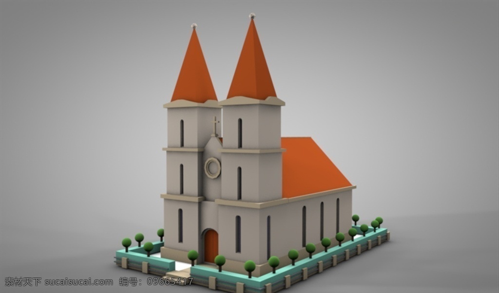 c4d 模型城堡图片 模型 动画 工程 城堡 简约 渲染 c4d模型 3d设计 其他模型
