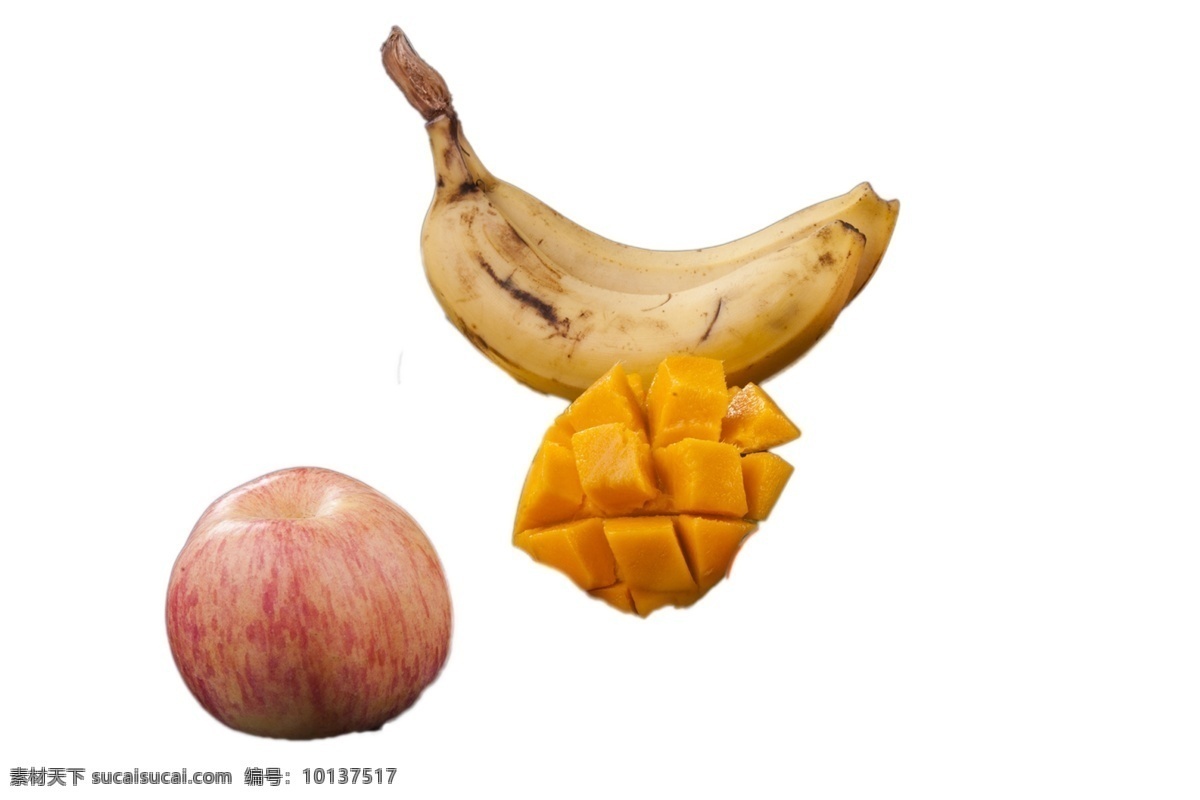 新鲜 苹果 香蕉 芒果 甜脆 可口 营养 健康 植物 绿色食品 安全 肉厚 汁多