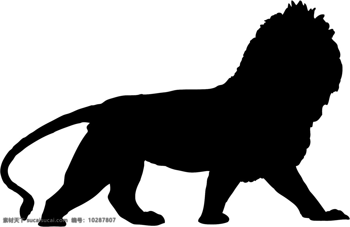 野生动物系列 雄狮 狮子 矢量图 动物世界 大自然 卡通 剪影 户外 野外 标本 图标 标识 标志 动物园 猛兽 丛林 草原 荒野 旷野 lion 矢量 动物 昆虫类 生物世界 野生动物