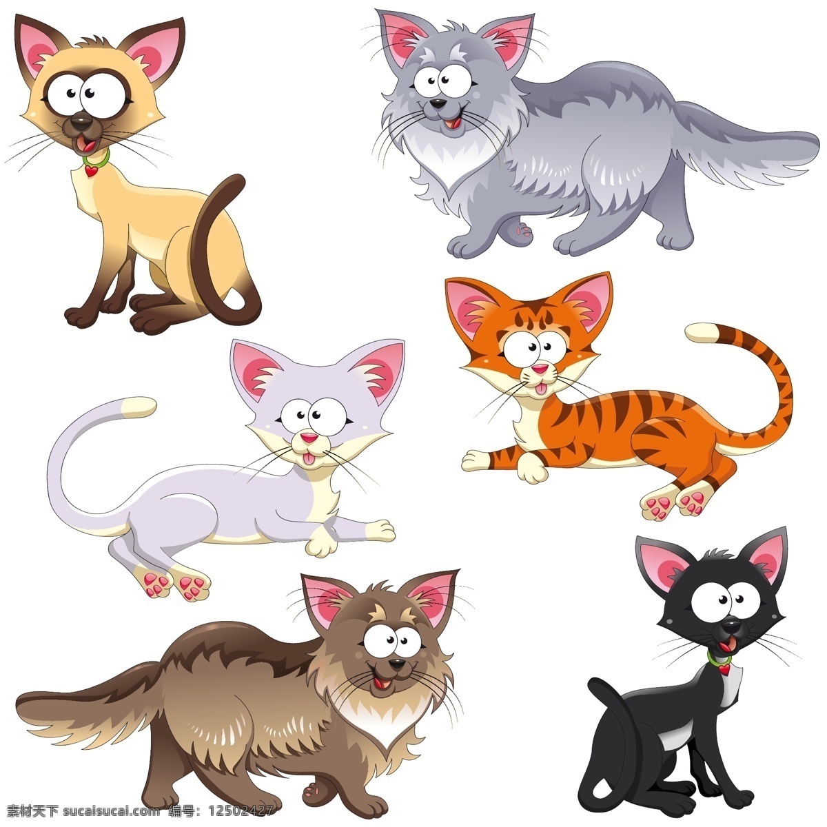 卡通漫画 猫 漫画猫 爬行猫 卡通猫 猫咪 可爱卡通猫咪 卡通 胖猫 动漫卡通插图 动漫动画