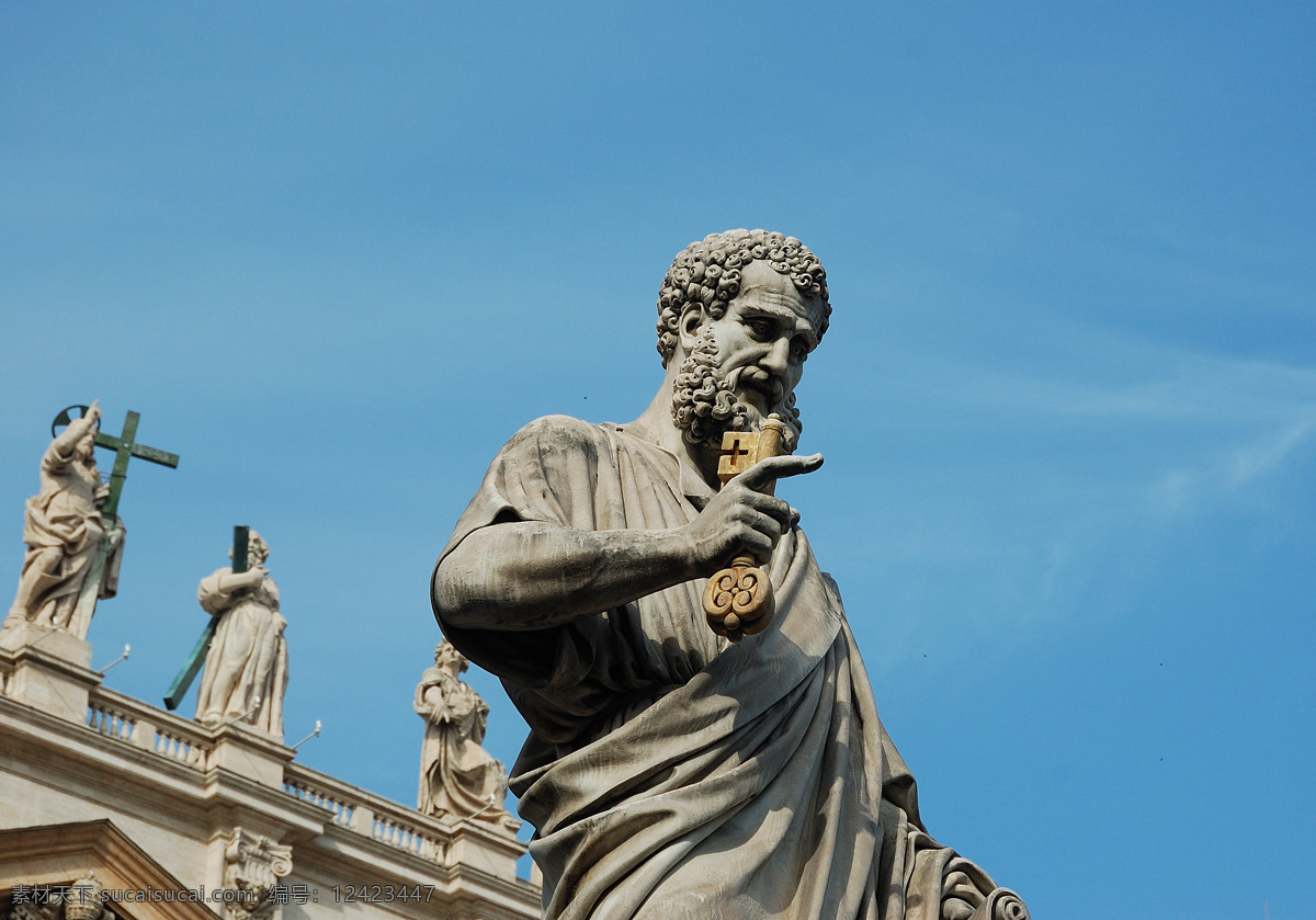 圣徒彼得 意大利 罗马 梵蒂冈 著名景点 圣彼德教堂 圣徒雕像 西欧掠影 国外旅游 旅游摄影