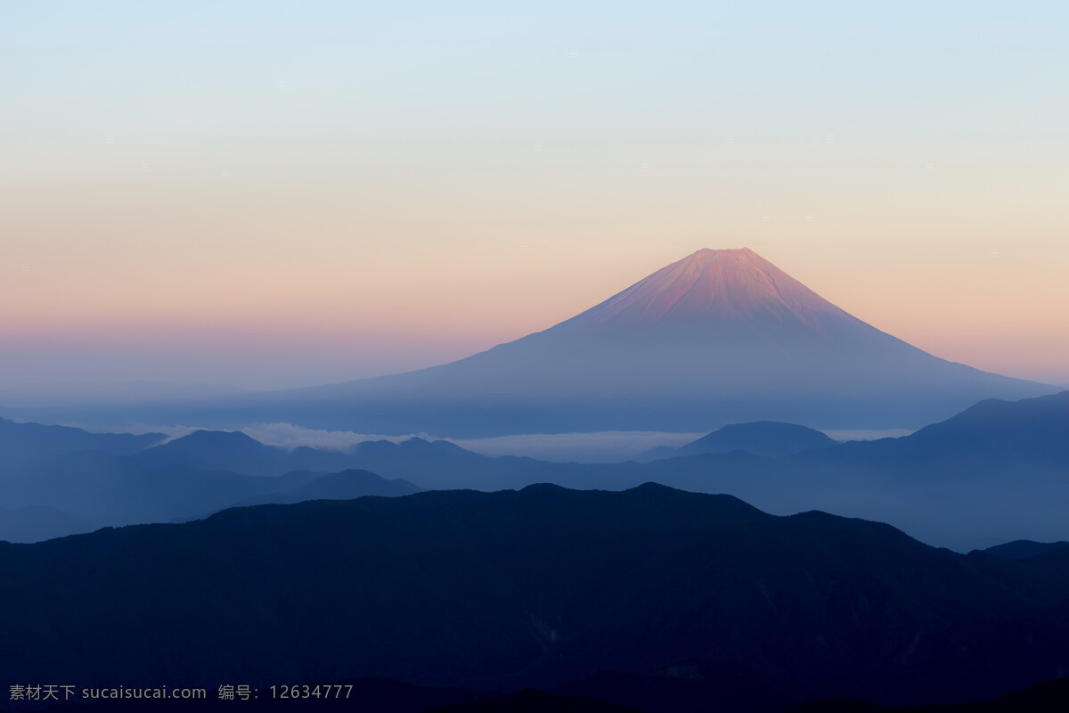 日本 富士山 高清 火山 山峰 高山