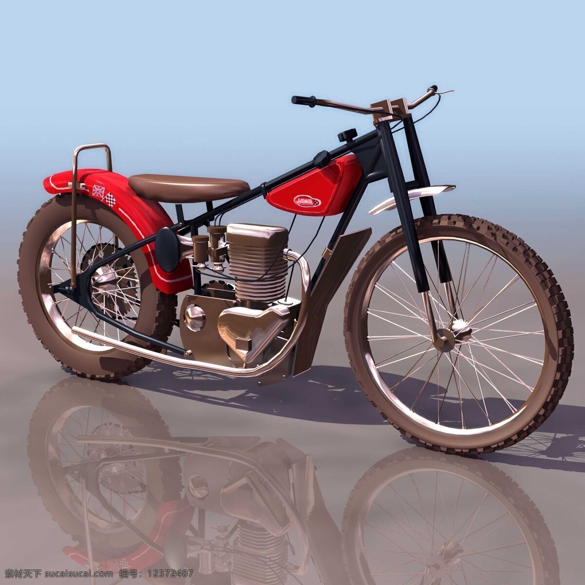 sport 1929 vintage dt 爪哇 老式 摩托车 jawa 非机动车 motorcycle 3d模型素材 电器模型