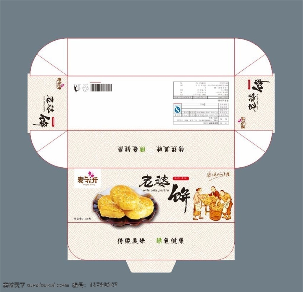 老婆餅盒設(shè)計(jì) 點(diǎn)心盒包裝 包裝設(shè)計(jì) 老婆餅包裝盒 食品包裝盒 中式點(diǎn)心 包裝盒展開圖 點(diǎn)心盒設(shè)計(jì) 食品包裝設(shè)計(jì) 烘焙包裝 烘焙食品包裝