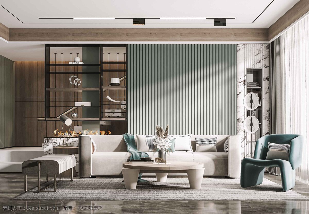 现代客厅图片 现代客厅 现代 赤贫风格 沙发组合 客厅 沙发背景 3d设计 3d作品
