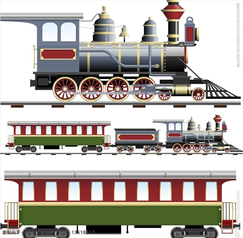火车图片 复古火车 复古列车 蒸汽机车 列车 机车 线条艺术 铁路 交通